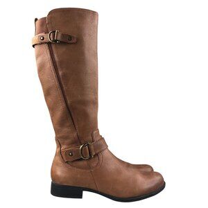 Naturalizer Women's Size 9M Jillian Brown Leather Knee High Tall Riding Boots